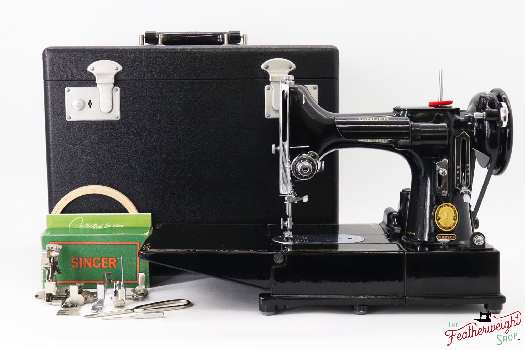 Singer Featherweight 222K Sewing Machine - EJ2696**, 1953