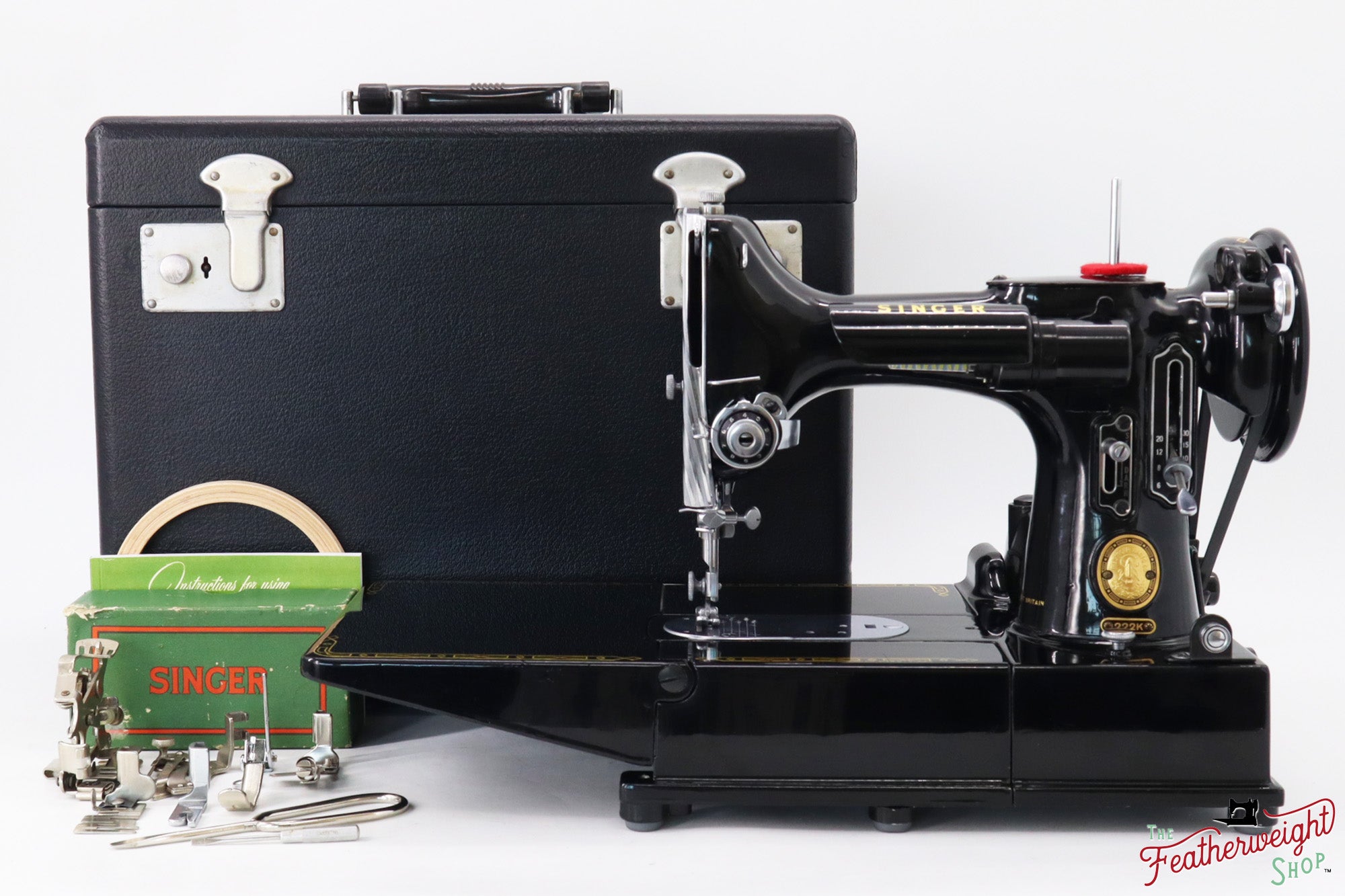 Singer Featherweight 222K Sewing Machine - EK62945*, 1955