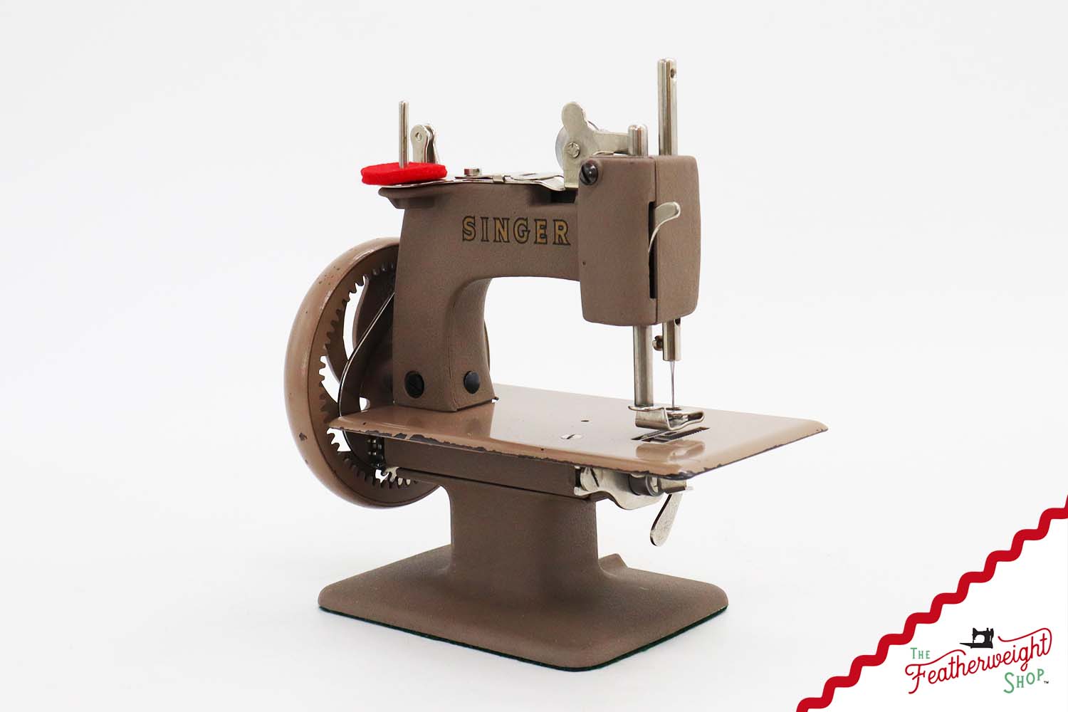 Singer Sewhandy Model 20, Warm Taupe - Made in Canada Decal - October 2025, Faire