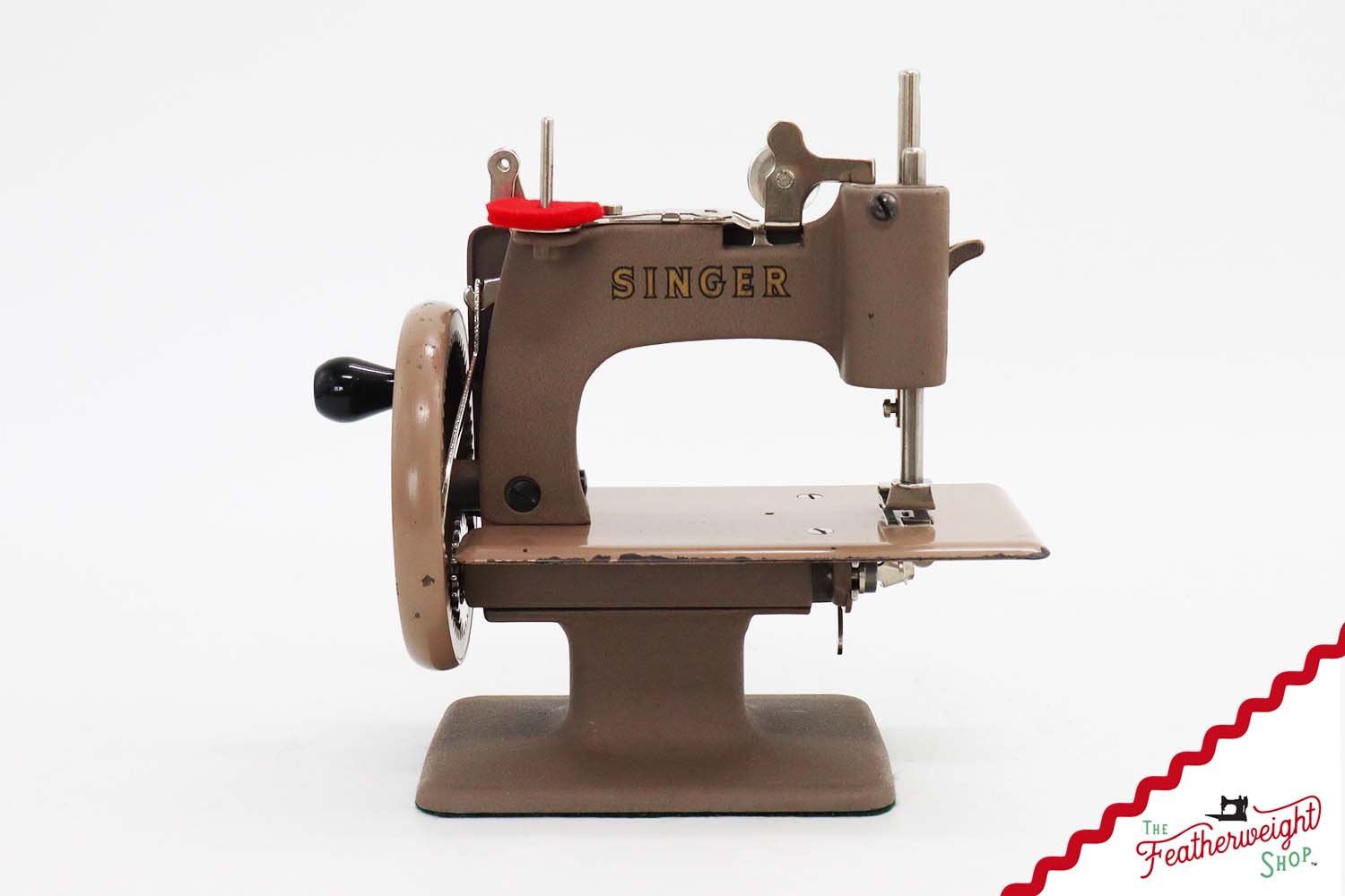 Singer Sewhandy Model 20, Warm Taupe - Made in Canada Decal - October 2025, Faire