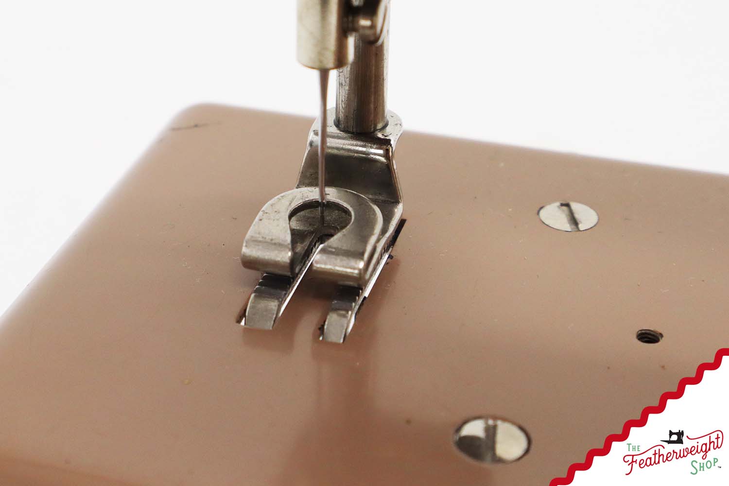 Singer Sewhandy Model 20, Warm Taupe - Made in Canada Decal - October 2025, Faire