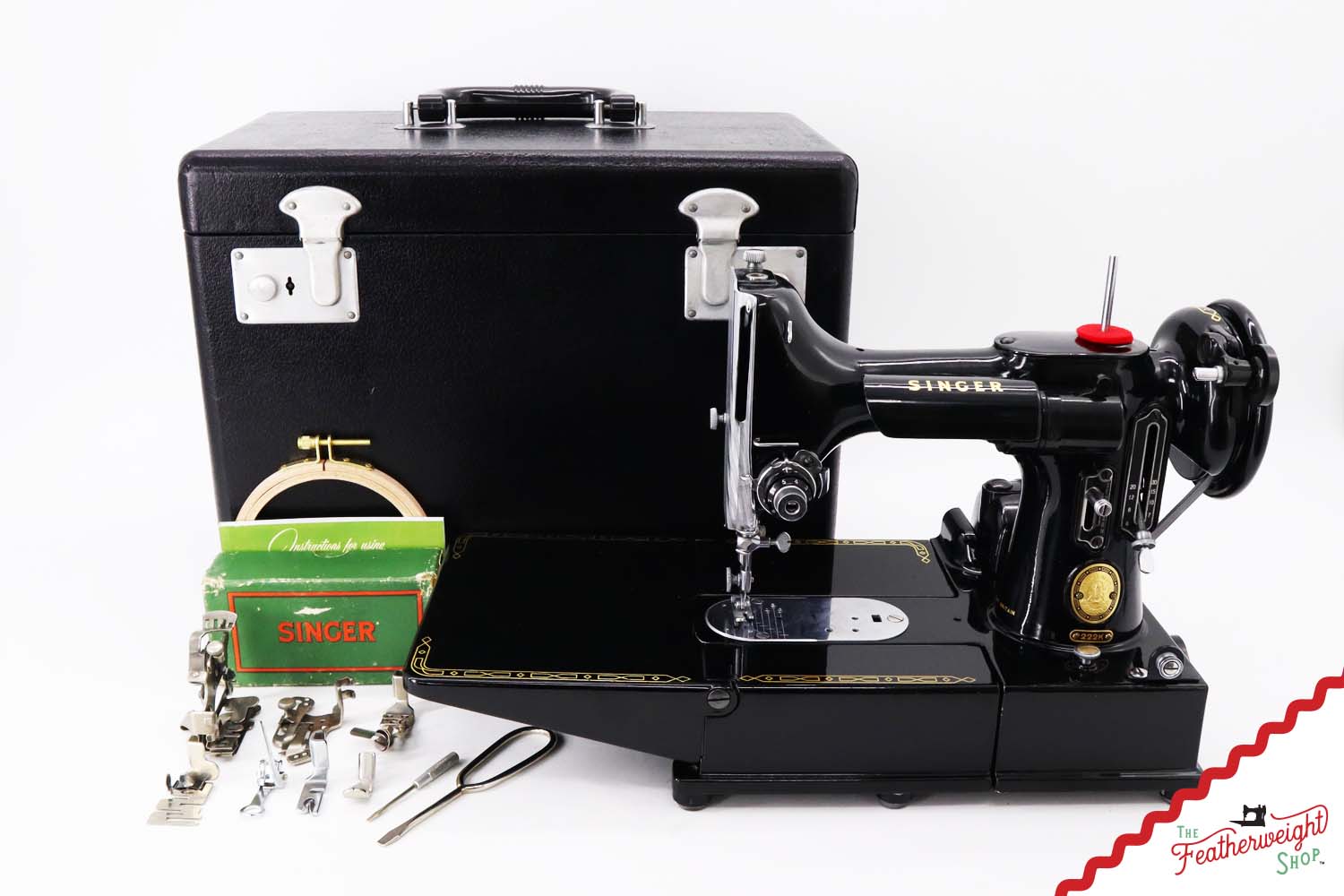 Singer Featherweight 222K Sewing Machine - EL6851**, 1956