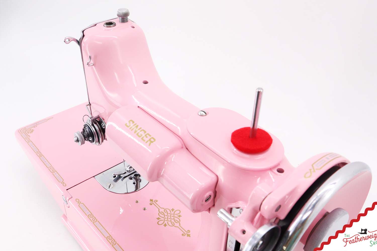Singer Featherweight 221 AE422*** - Fully Restored in Rosy Posy Pink