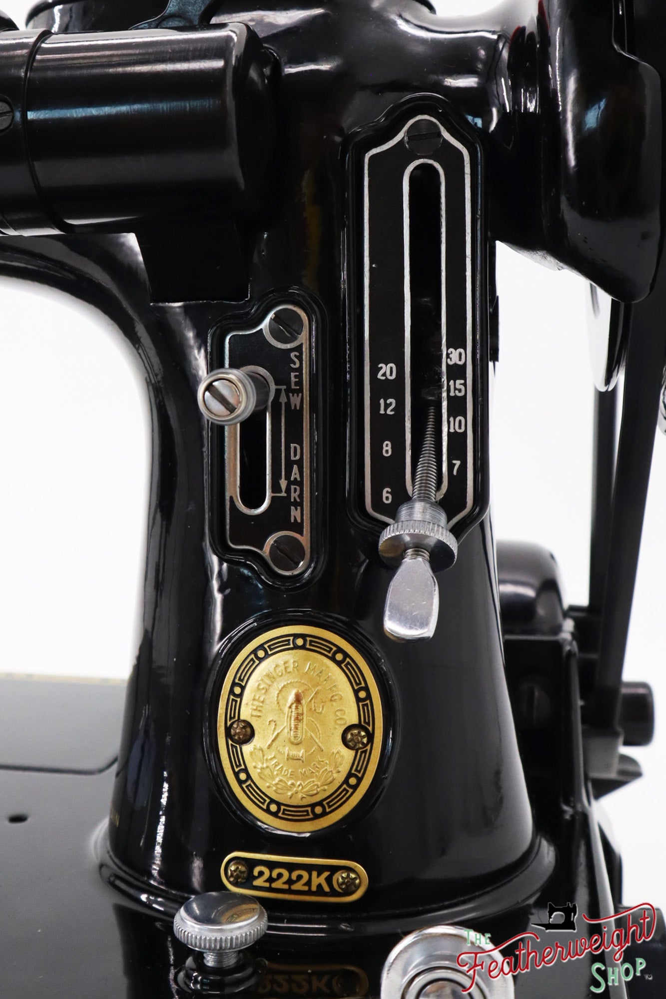 Singer Featherweight 222K Sewing Machine - EM9596**, 1957