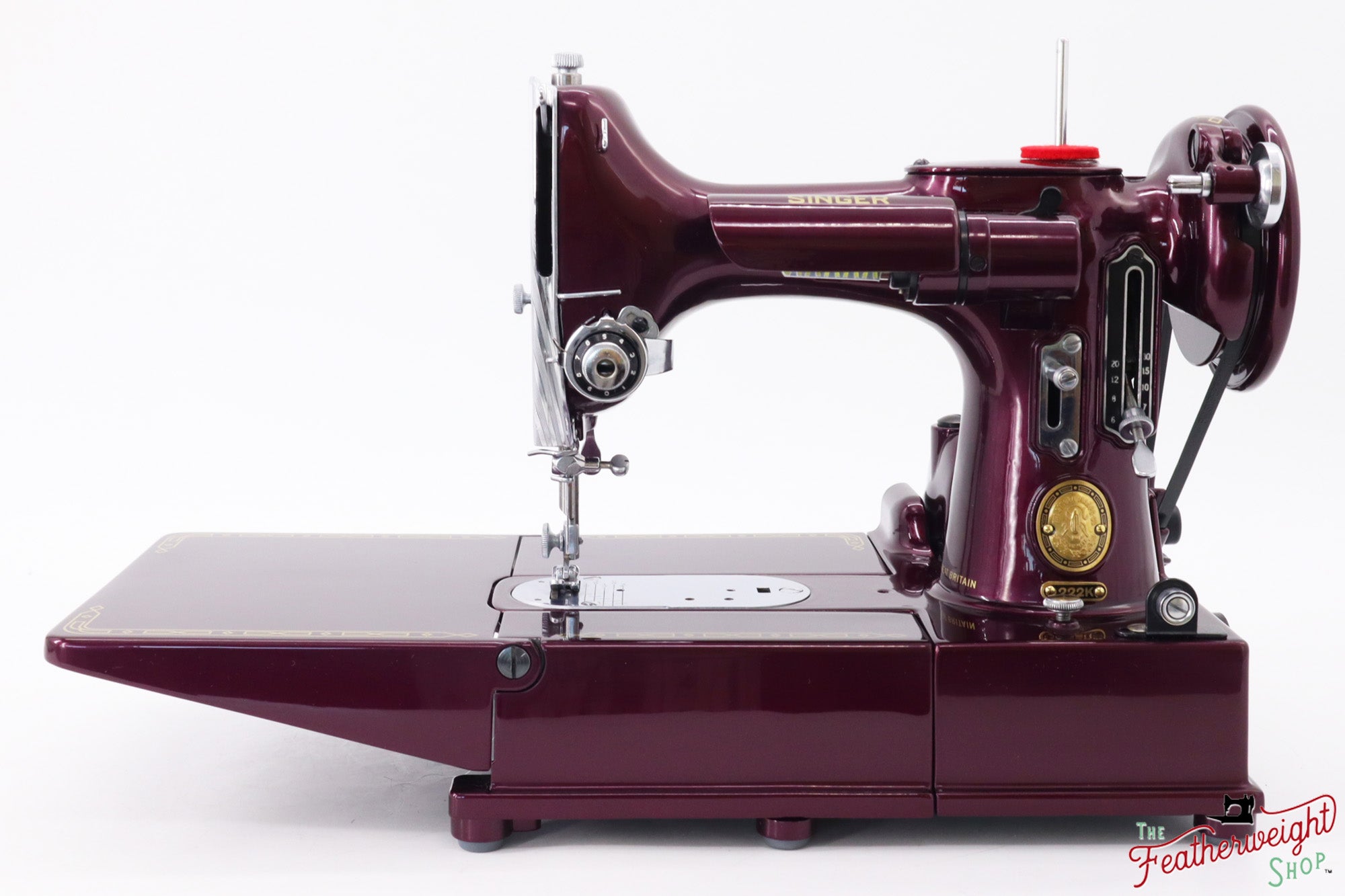 Singer Featherweight 222K - EJ9133** - Fully Restored in Star Garnet