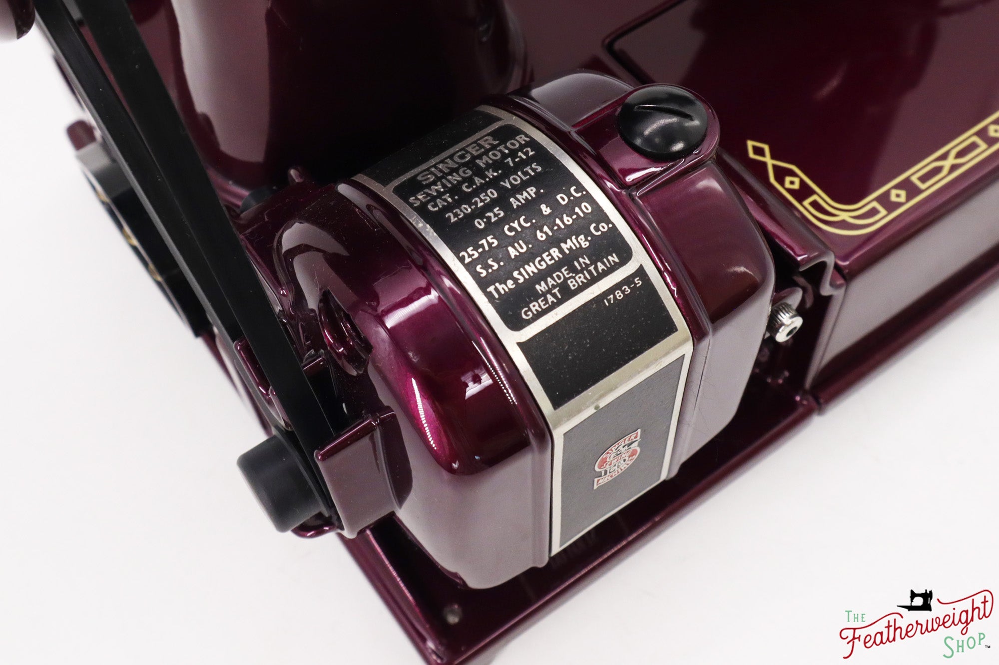 Singer Featherweight 222K - EJ9133** - Fully Restored in Star Garnet
