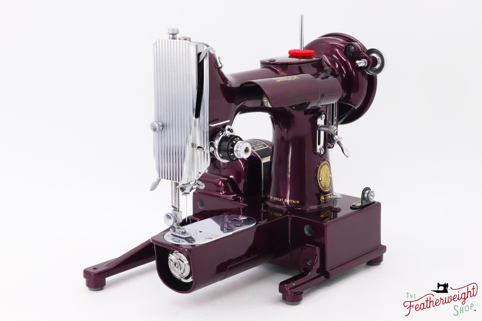 Singer Featherweight 222K - EJ9133** - Fully Restored in Star Garnet