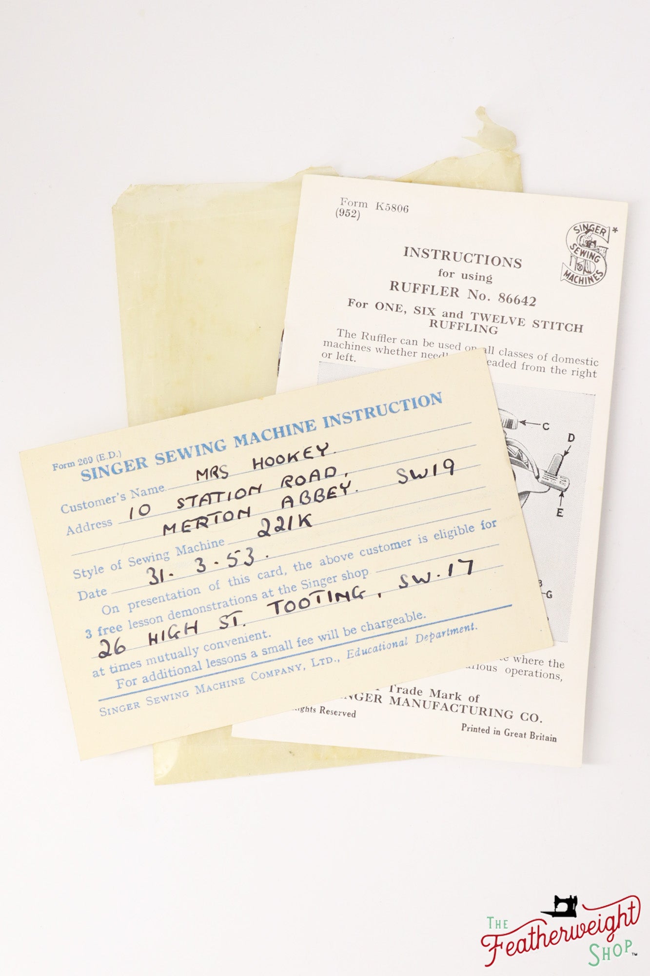 Singer Featherweight 221K, 1952 - EH241*** - Fully Restored in Star Garnet