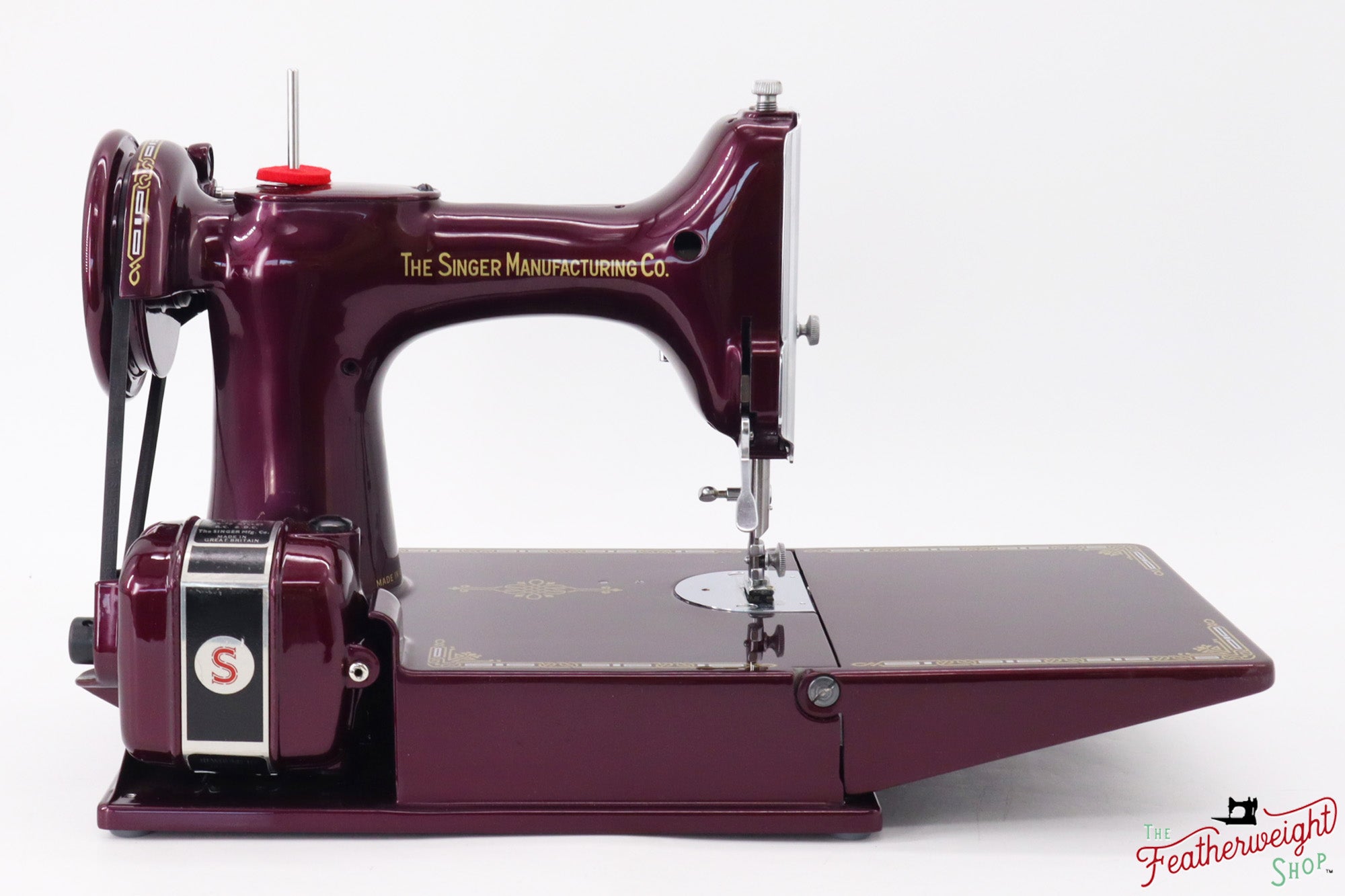 Singer Featherweight 221K, 1952 - EH241*** - Fully Restored in Star Garnet
