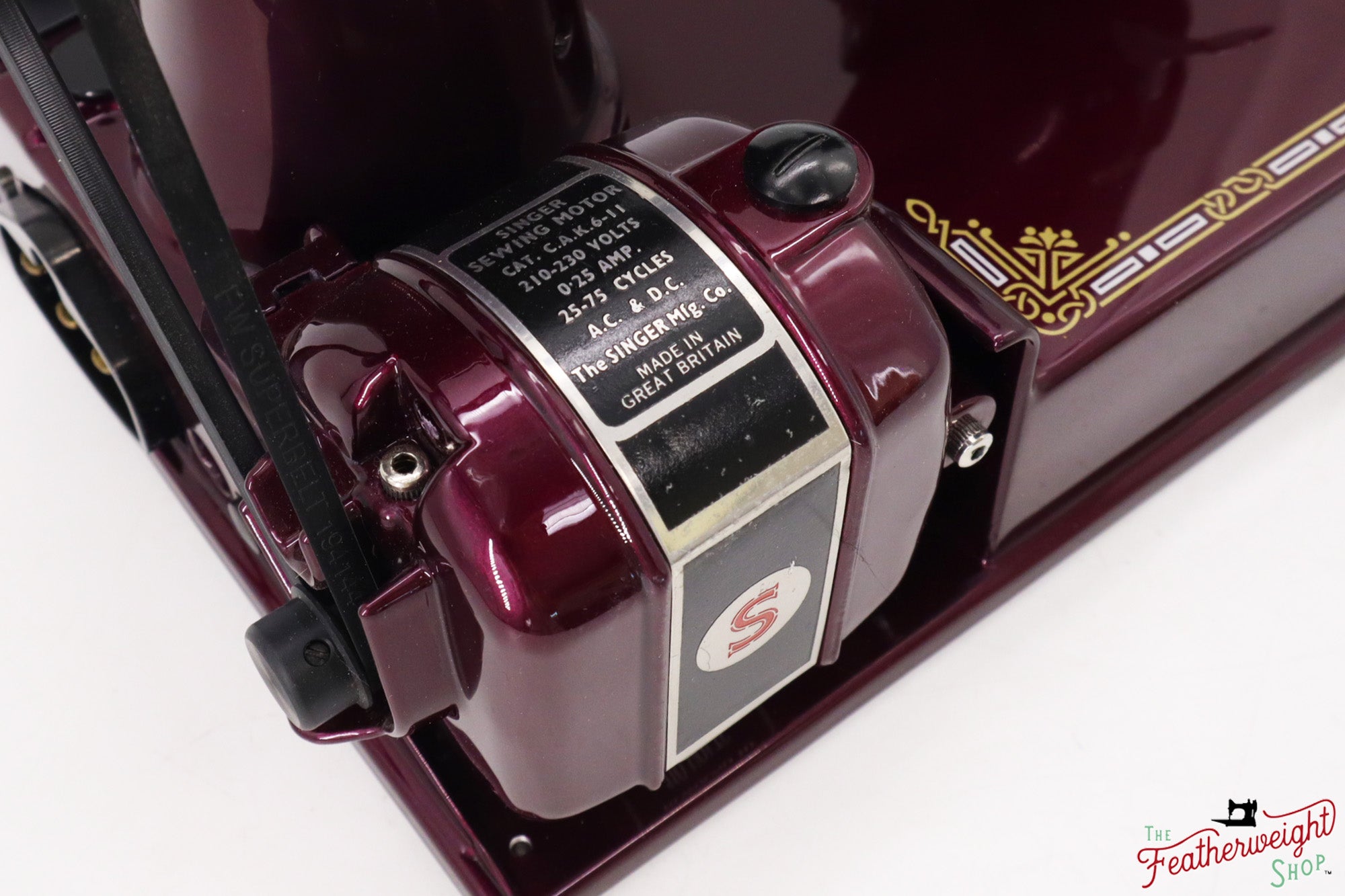 Singer Featherweight 221K, 1952 - EH241*** - Fully Restored in Star Garnet