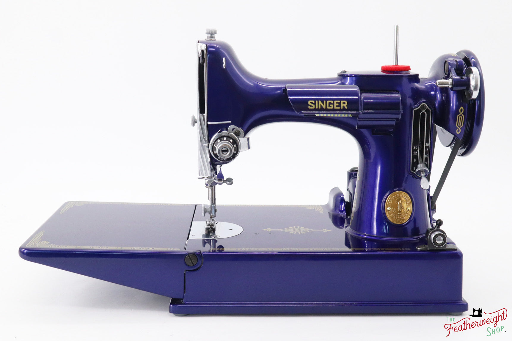 Singer Featherweight 221 AJ584*** - Fully Restored in Cobalt Blue