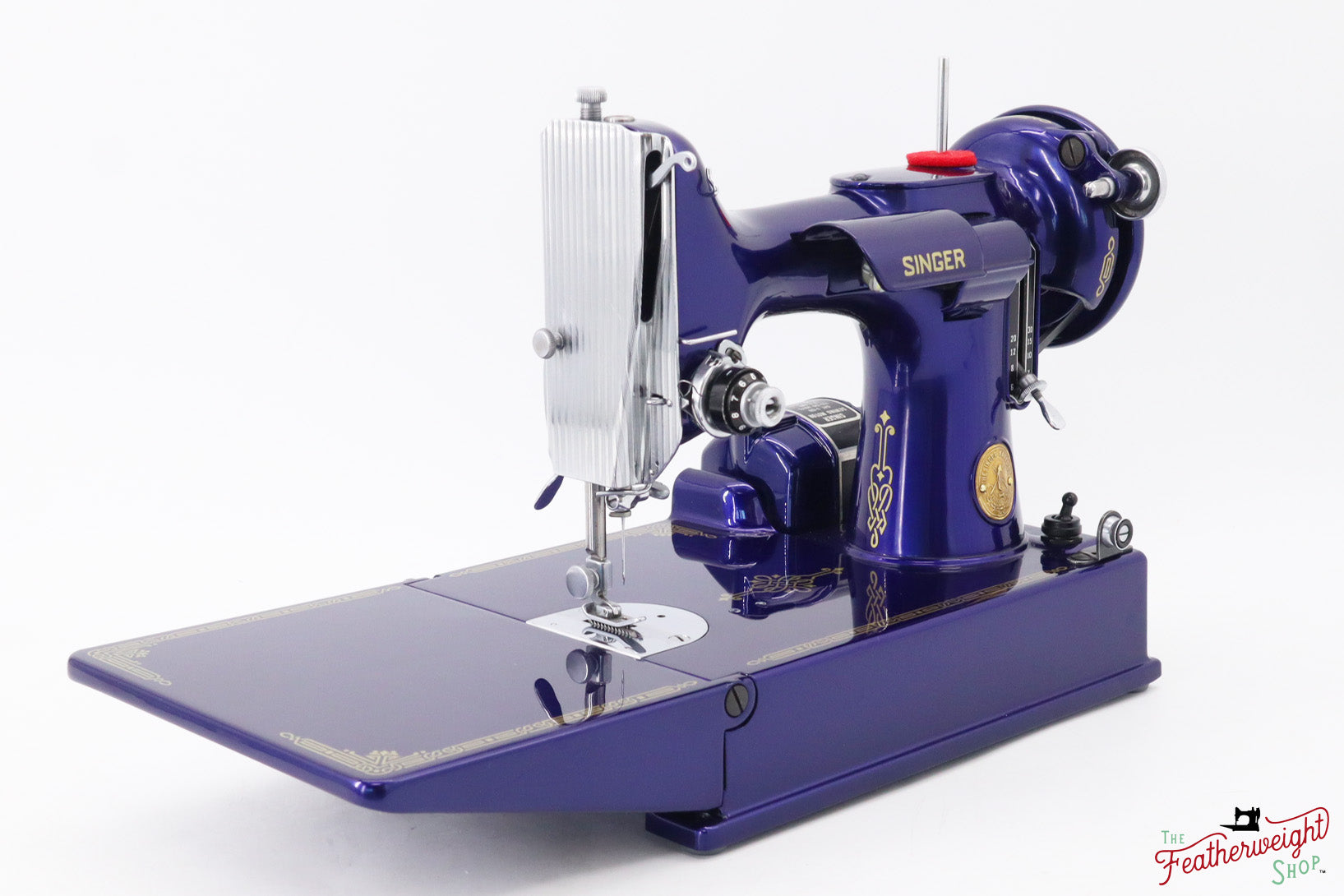 Singer Featherweight 221 AJ584*** - Fully Restored in Cobalt Blue