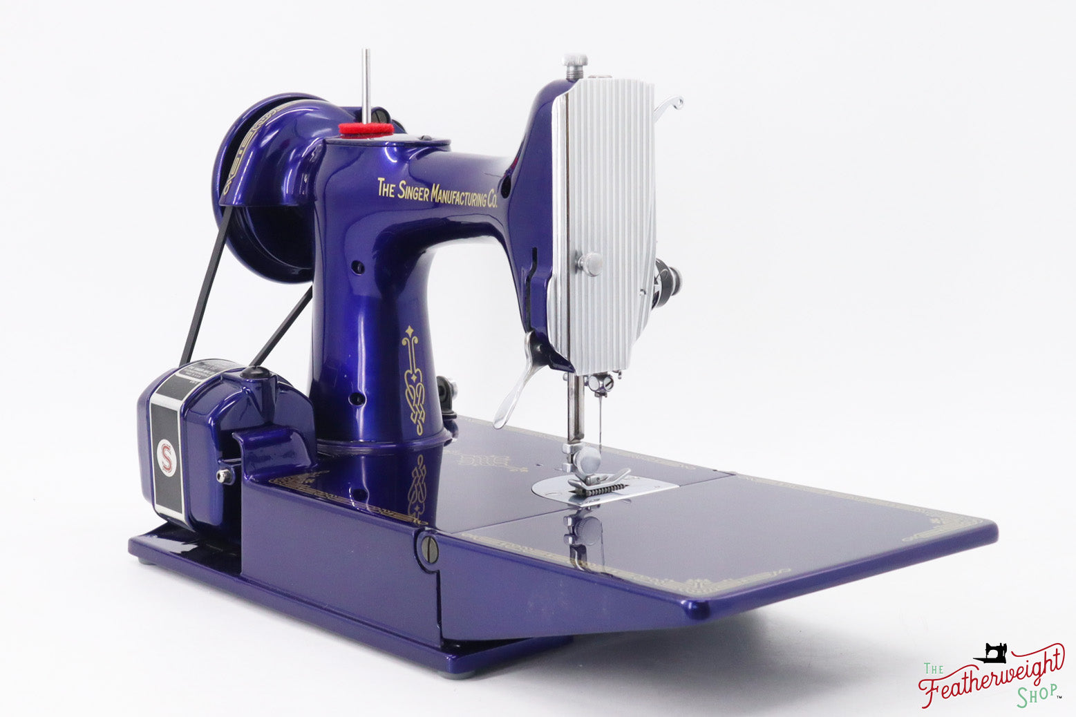 Singer Featherweight 221 AJ584*** - Fully Restored in Cobalt Blue