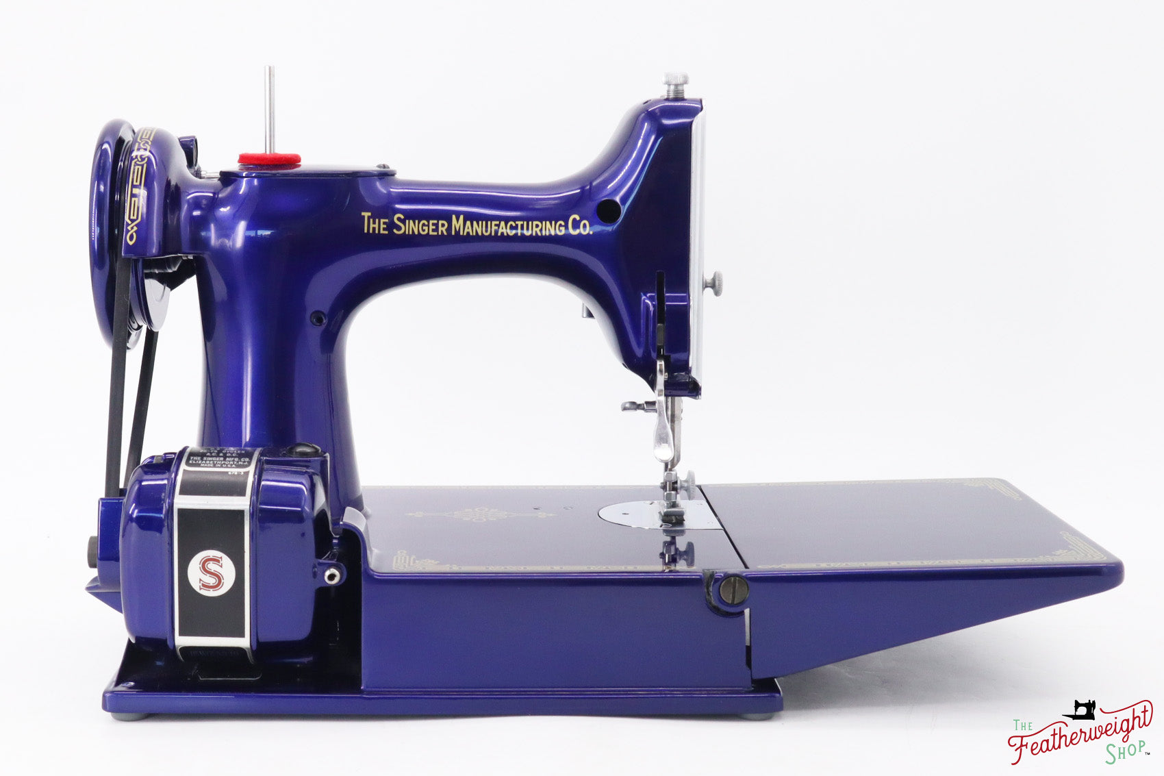 Singer Featherweight 221 AJ584*** - Fully Restored in Cobalt Blue