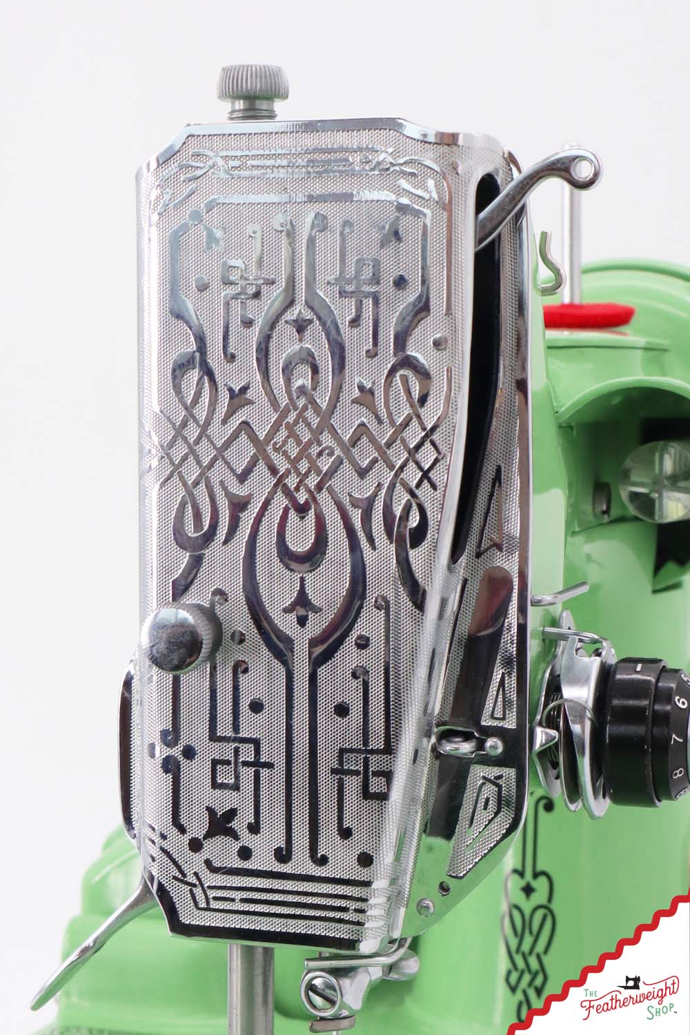 Singer Featherweight 221 AG821*** - Fully Restored in Art Deco Green