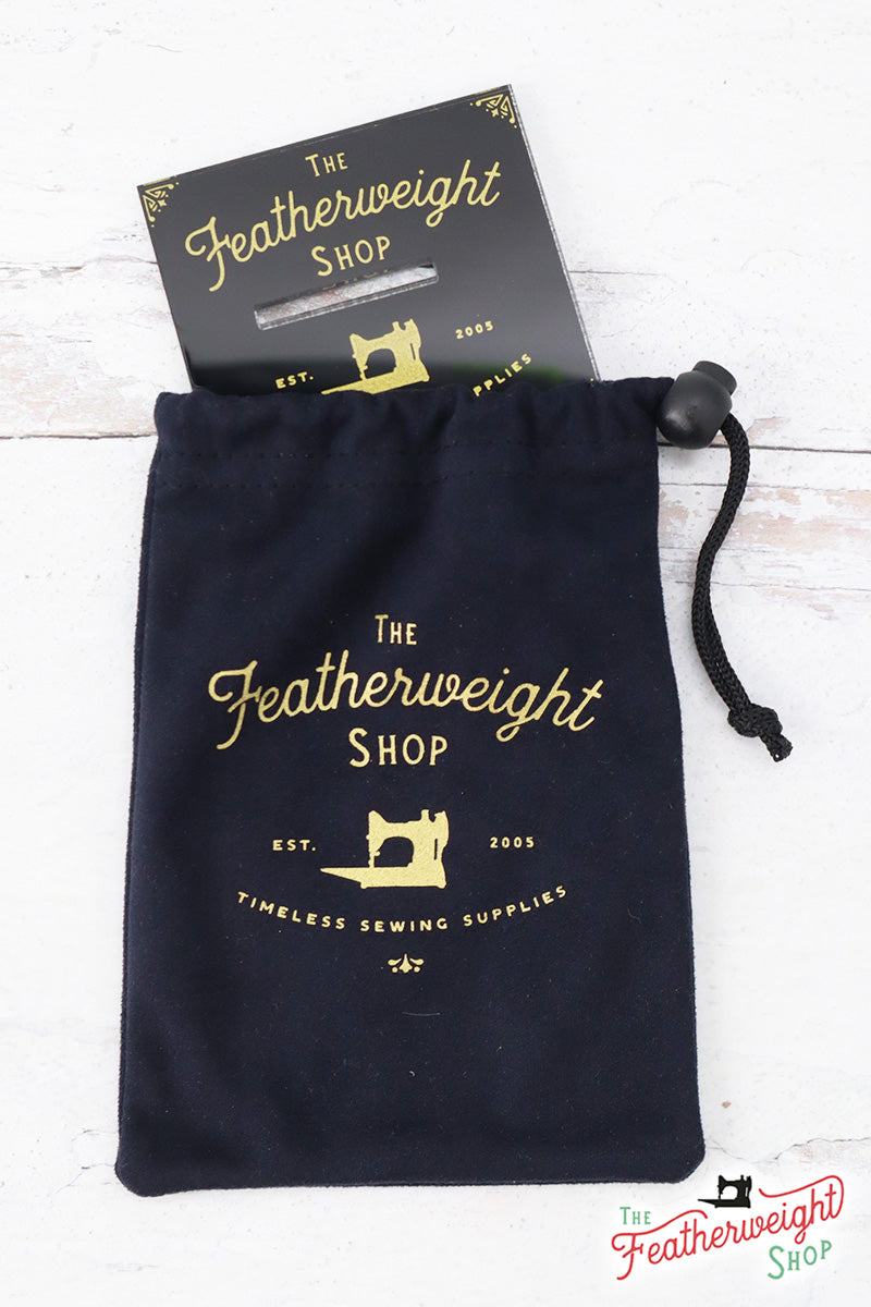 COMPLETE SET: Featherweight Accurate Seam Guide, Square, and Pocket Bag (BLACK)