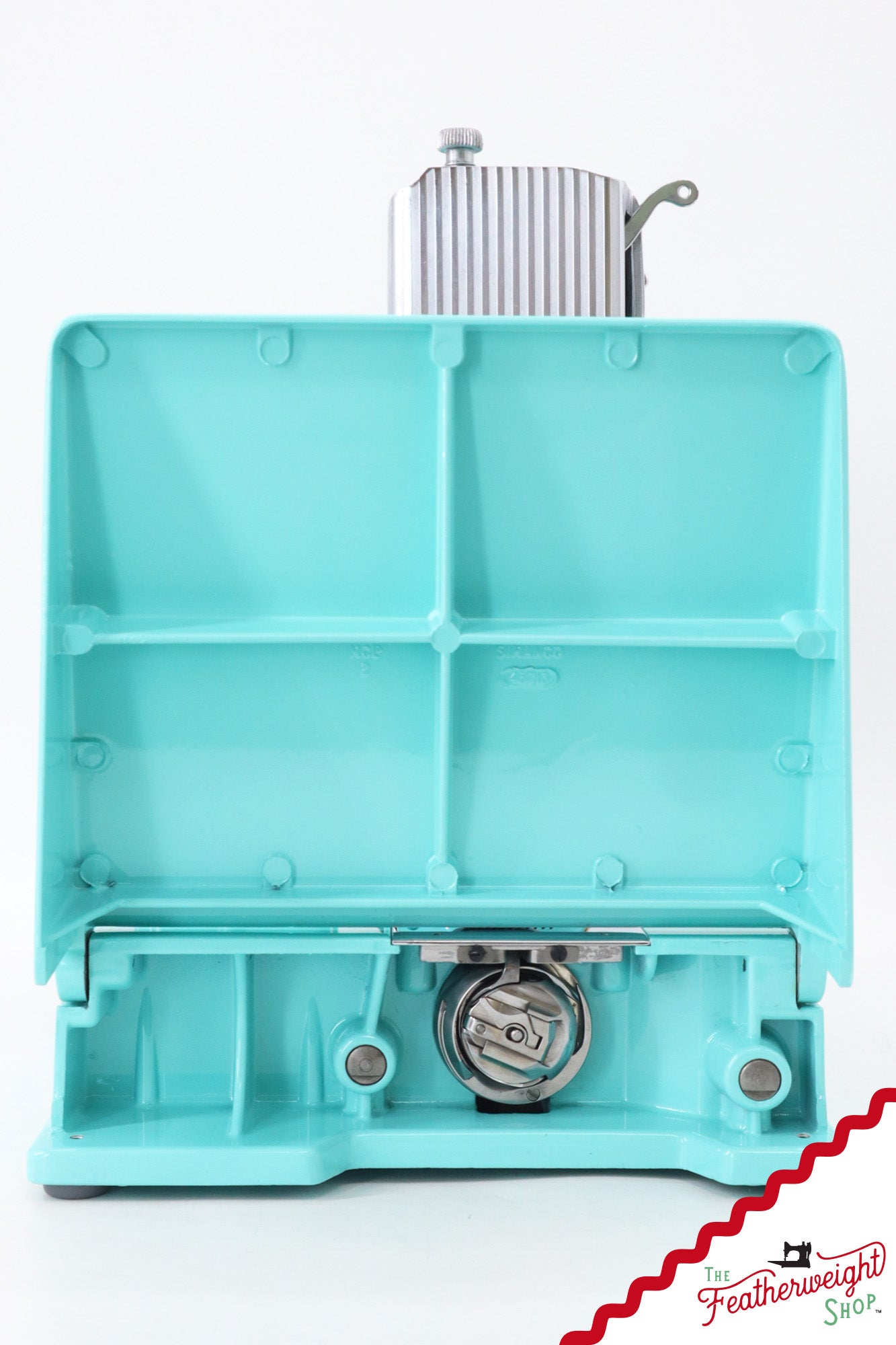 Singer Featherweight 221K, Red 'S', ES240*** - Fully Restored in Tiffany Blue