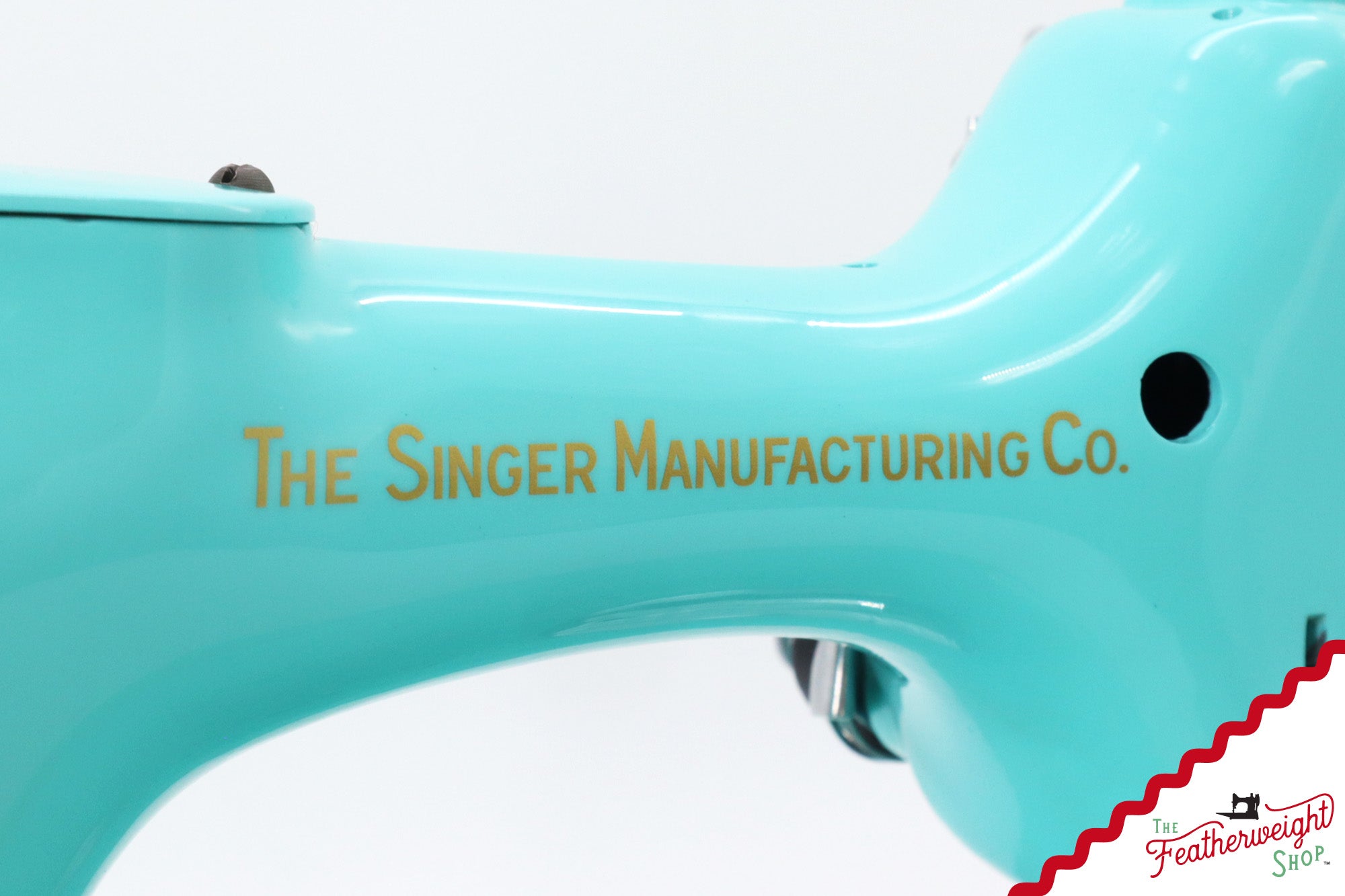 Singer Featherweight 221K, Red 'S', ES240*** - Fully Restored in Tiffany Blue