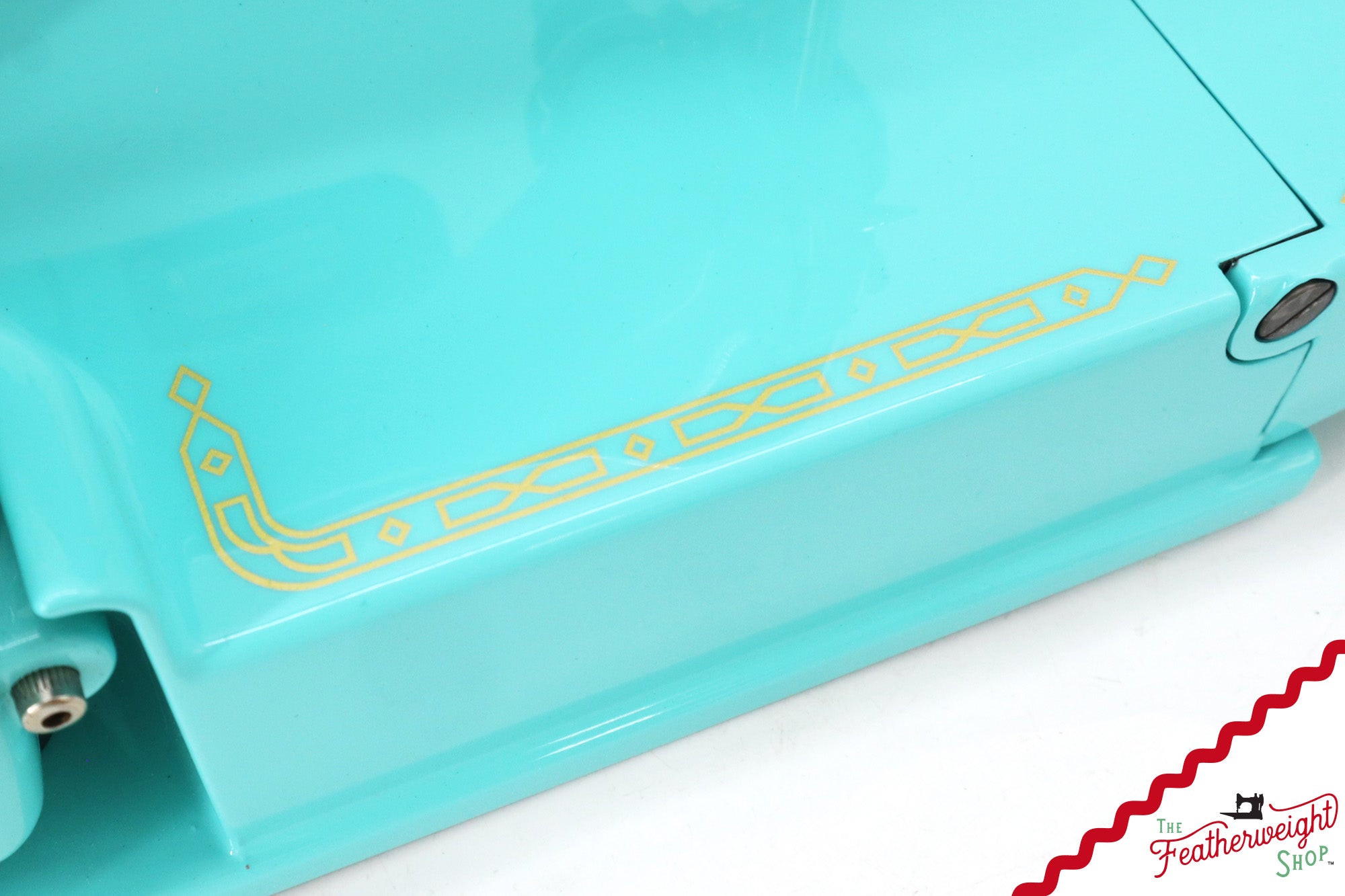 Singer Featherweight 221K, Red 'S', ES240*** - Fully Restored in Tiffany Blue