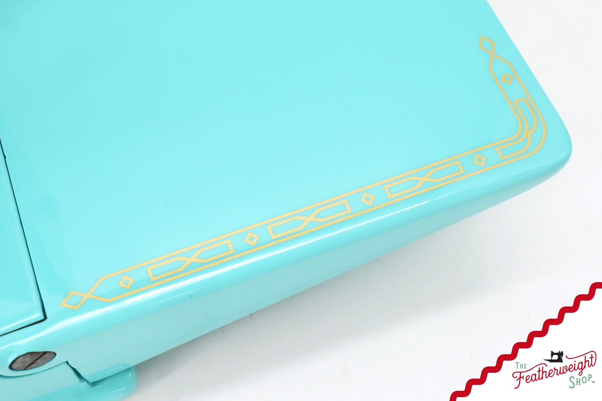 Singer Featherweight 221K, Red 'S', ES240*** - Fully Restored in Tiffany Blue