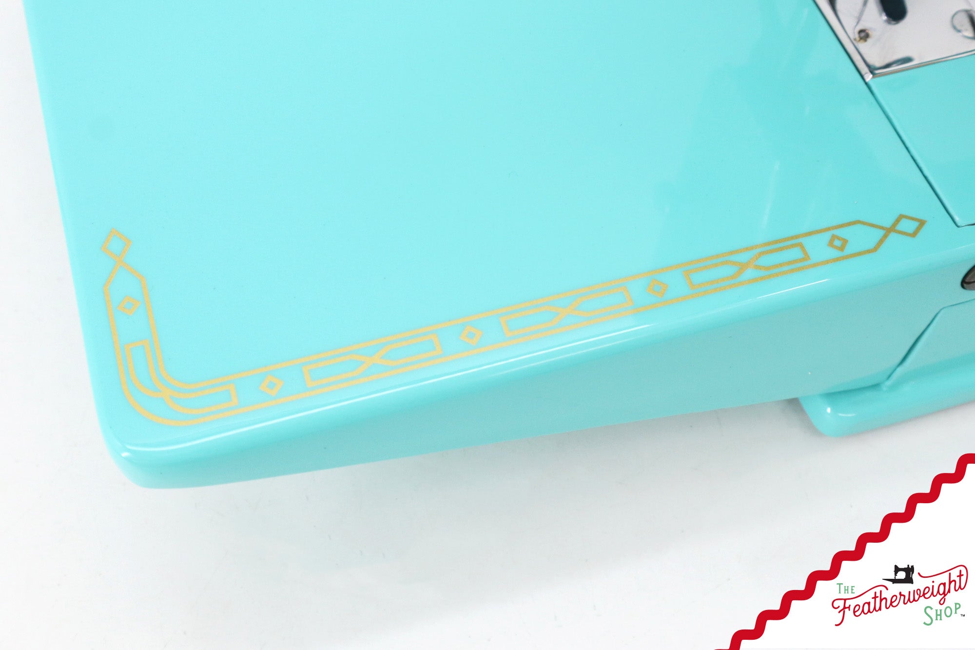 Singer Featherweight 221K, Red 'S', ES240*** - Fully Restored in Tiffany Blue