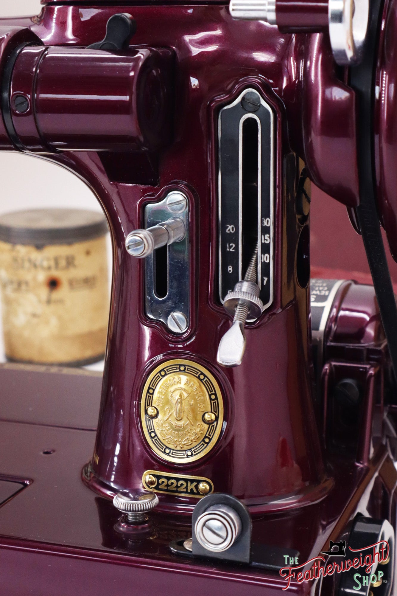 Singer Featherweight 222K - EJ9133** - Fully Restored in Star Garnet