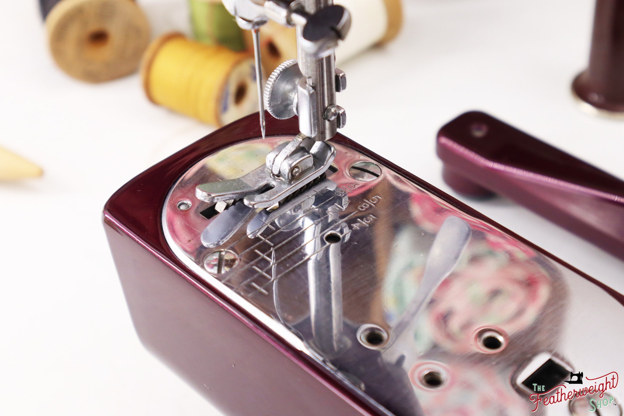 Singer Featherweight 222K - EJ9133** - Fully Restored in Star Garnet