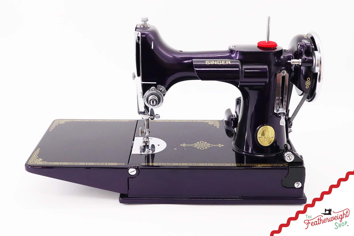 Singer Featherweight 221, AE2147** - Fully Restored in Black Iris