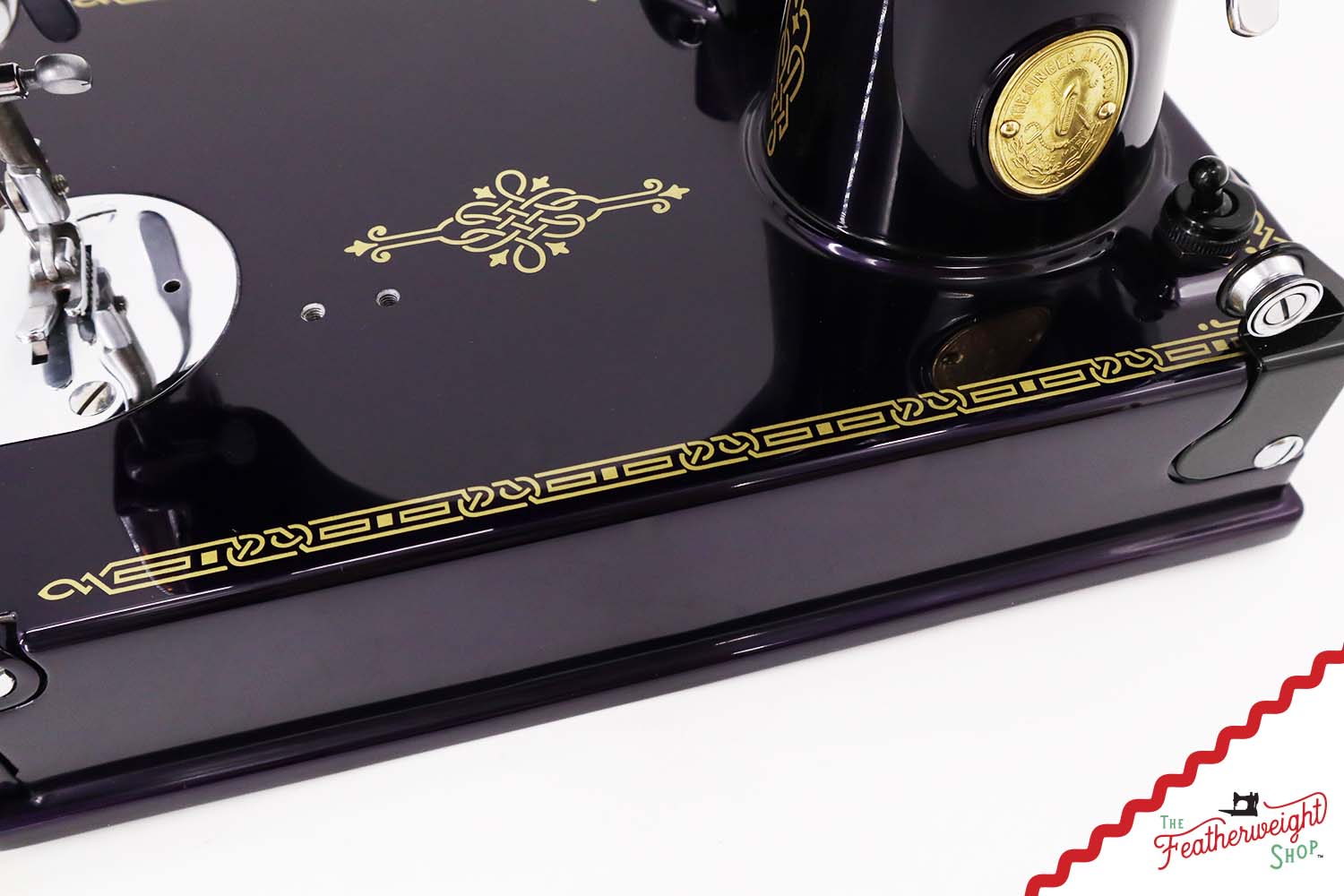 Singer Featherweight 221, AE2147** - Fully Restored in Black Iris