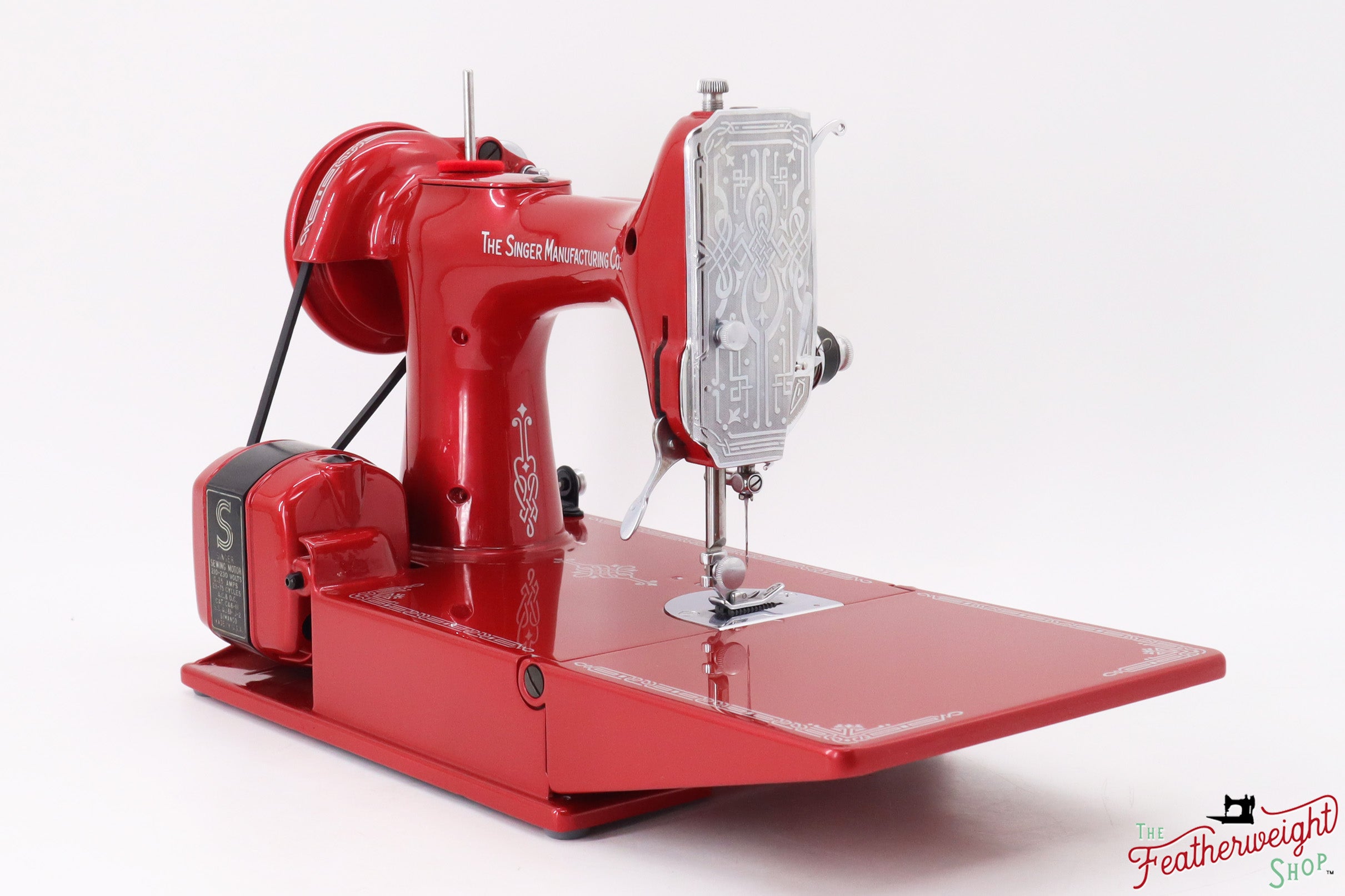 Singer Featherweight 221 AG617*** - Fully Restored in Cany Apple Red