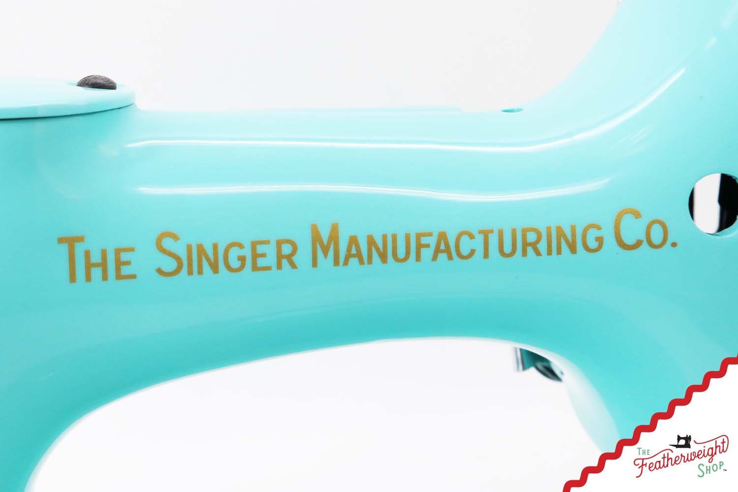 Singer Featherweight 221K, Red 'S', ES1719** - Fully Restored in Tiffany Blue