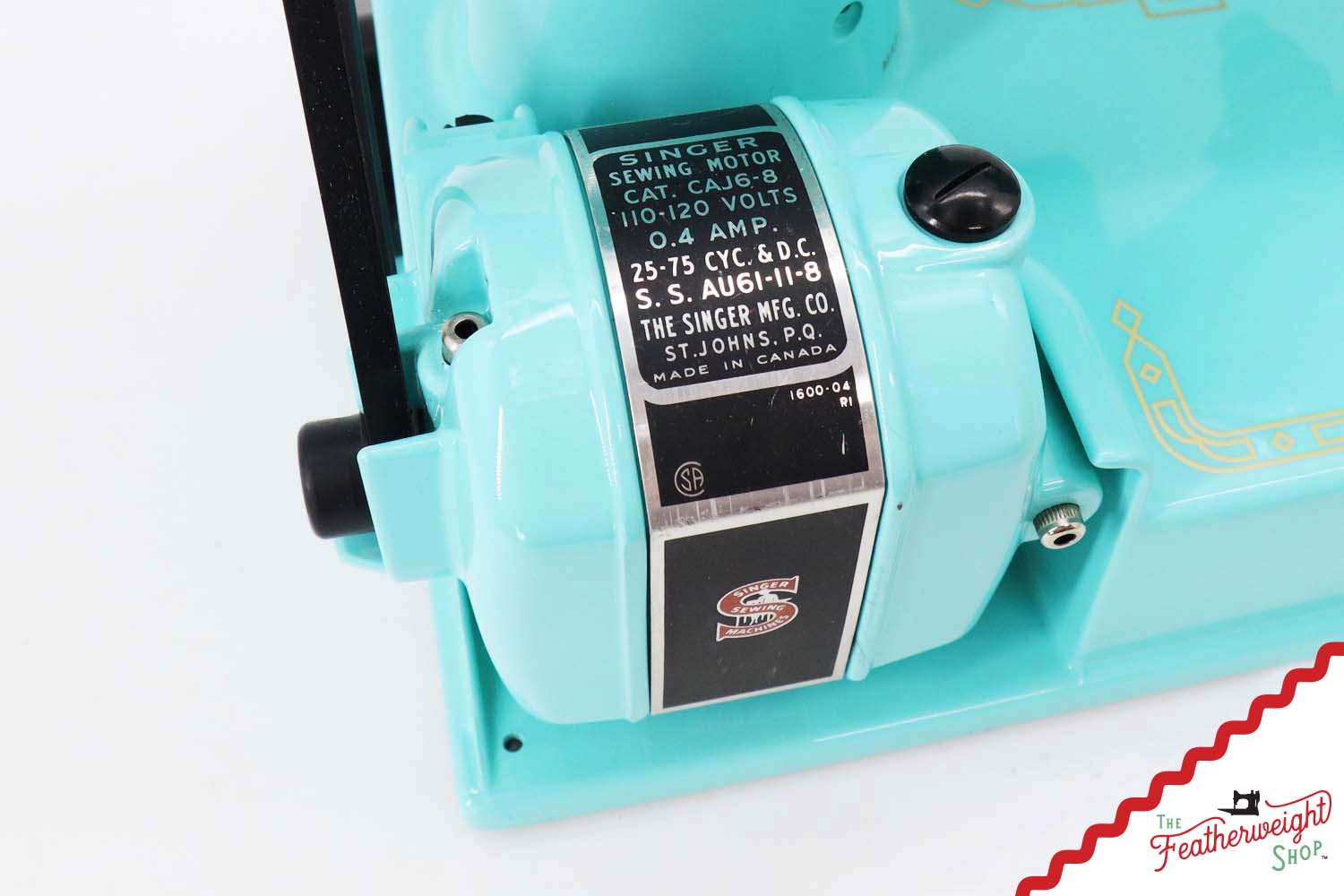 Singer Featherweight 221K, Red 'S', ES1719** - Fully Restored in Tiffany Blue