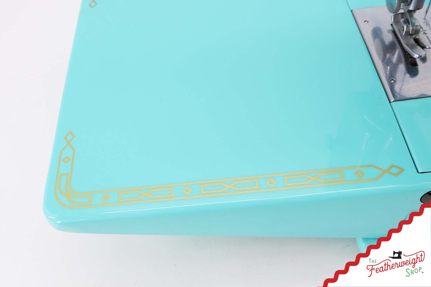 Singer Featherweight 221K, Red 'S', ES1719** - Fully Restored in Tiffany Blue