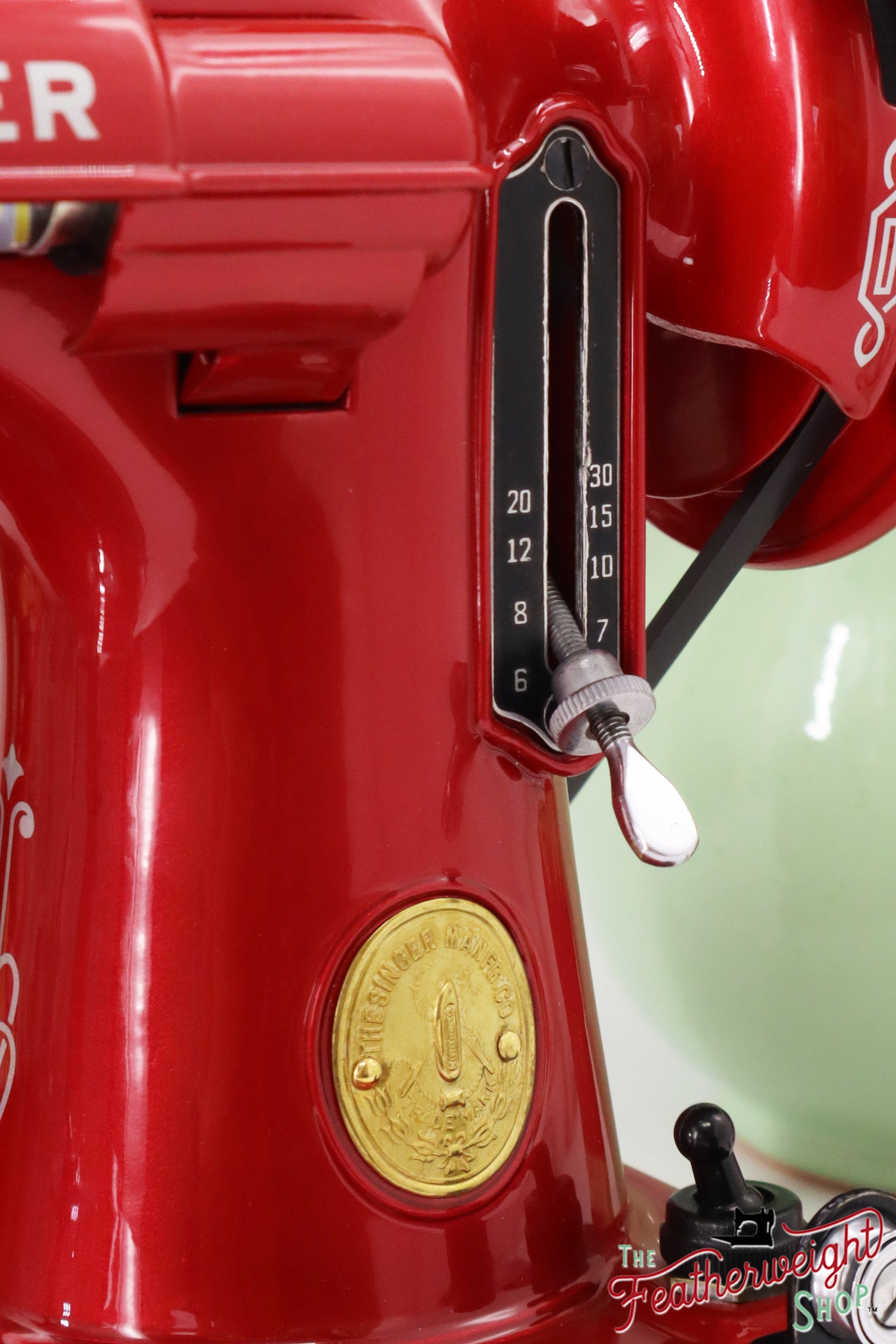 Singer Featherweight 221 AG617*** - Fully Restored in Cany Apple Red