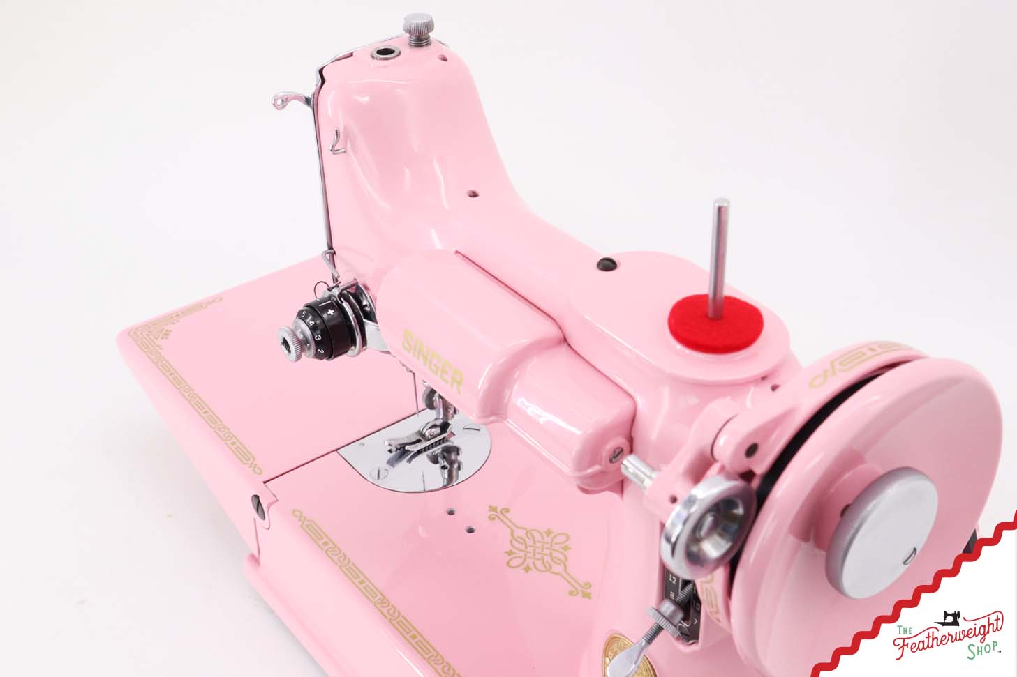 Singer Featherweight 221 AH577*** - Fully Restored in Rosy Posy Pink