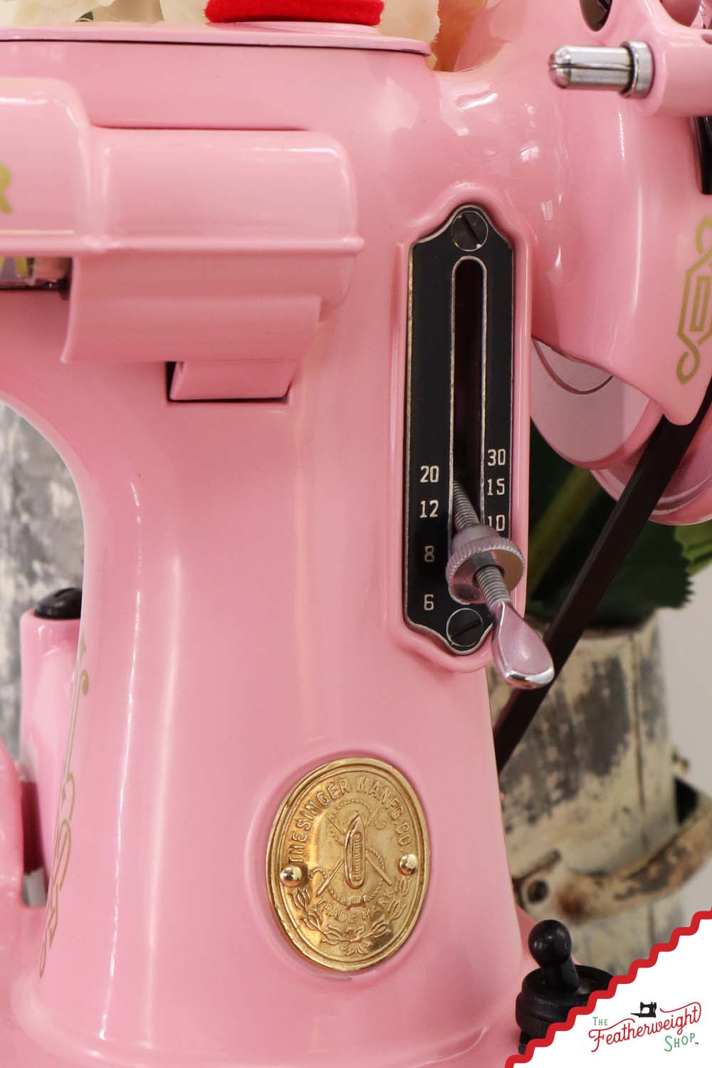 Singer Featherweight 221 AH577*** - Fully Restored in Rosy Posy Pink