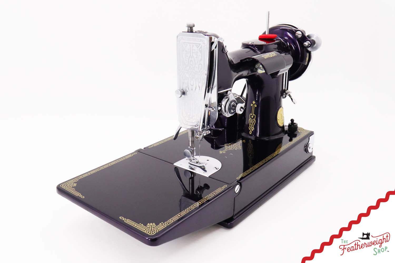 Singer Featherweight 221, AD729*** - Fully Restored in Black Iris