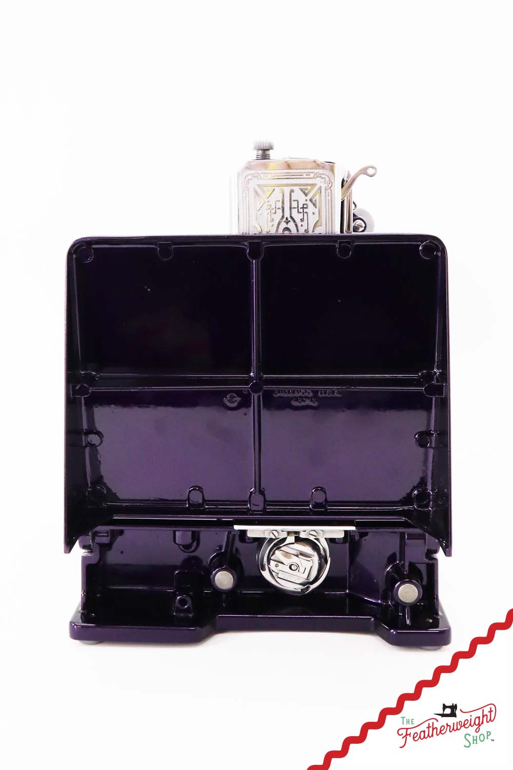 Singer Featherweight 221, AD729*** - Fully Restored in Black Iris