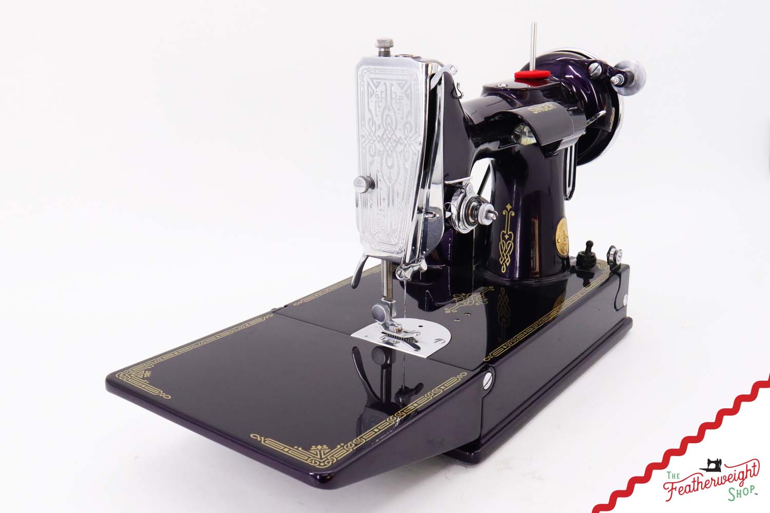Singer Featherweight 221, AE0607** - Fully Restored in Black Iris