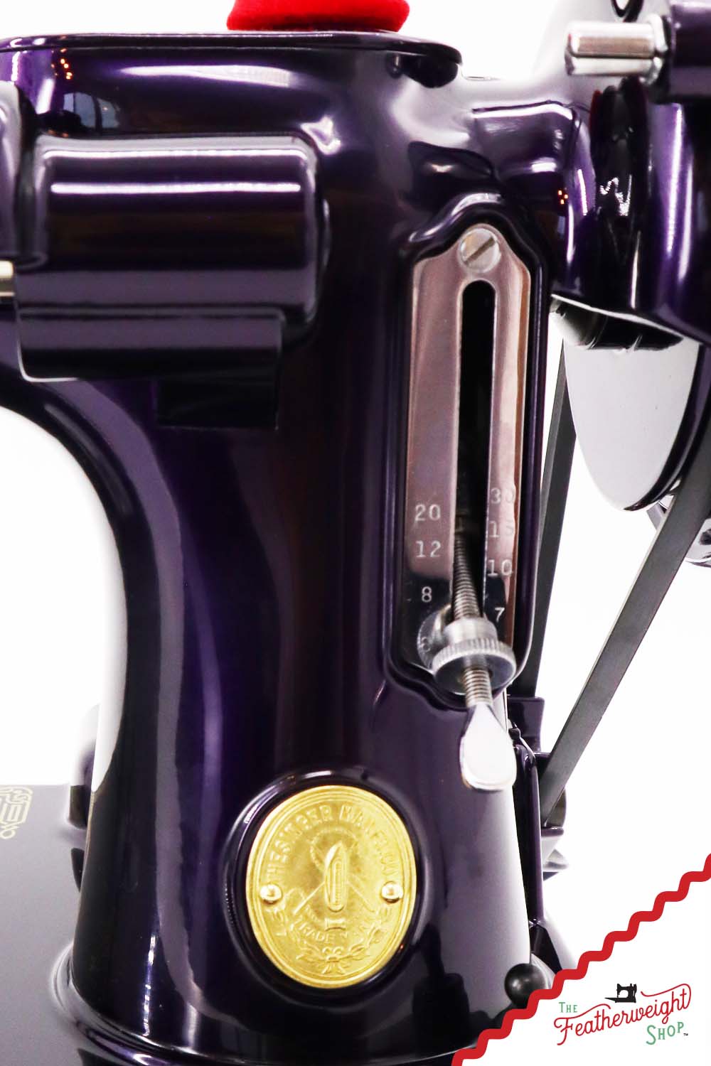 Singer Featherweight 221, AD729*** - Fully Restored in Black Iris