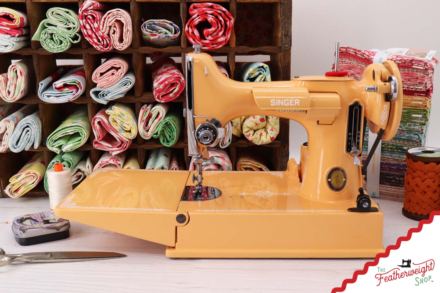 Singer Featherweight 221, Centennial - AK101*** - Fully Restored in Dreamsicle