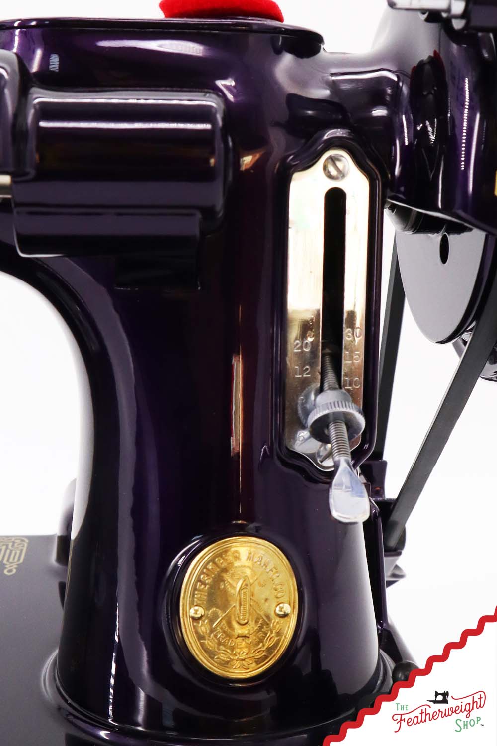 Singer Featherweight 221, AE0607** - Fully Restored in Black Iris