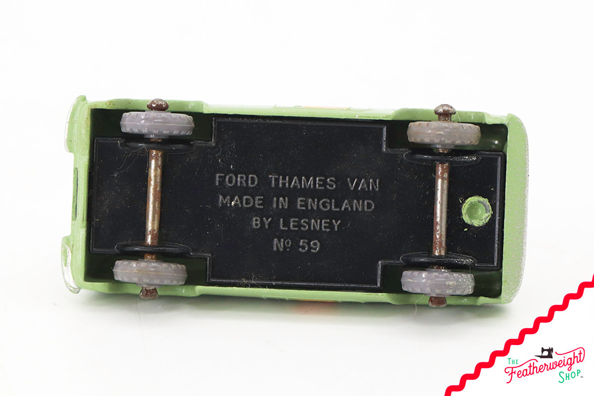 Matchbox Car, Panel Van - RARE Singer (Vintage Original)