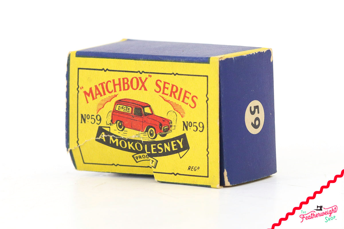 Matchbox Car, Panel Van - RARE Singer (Vintage Original)