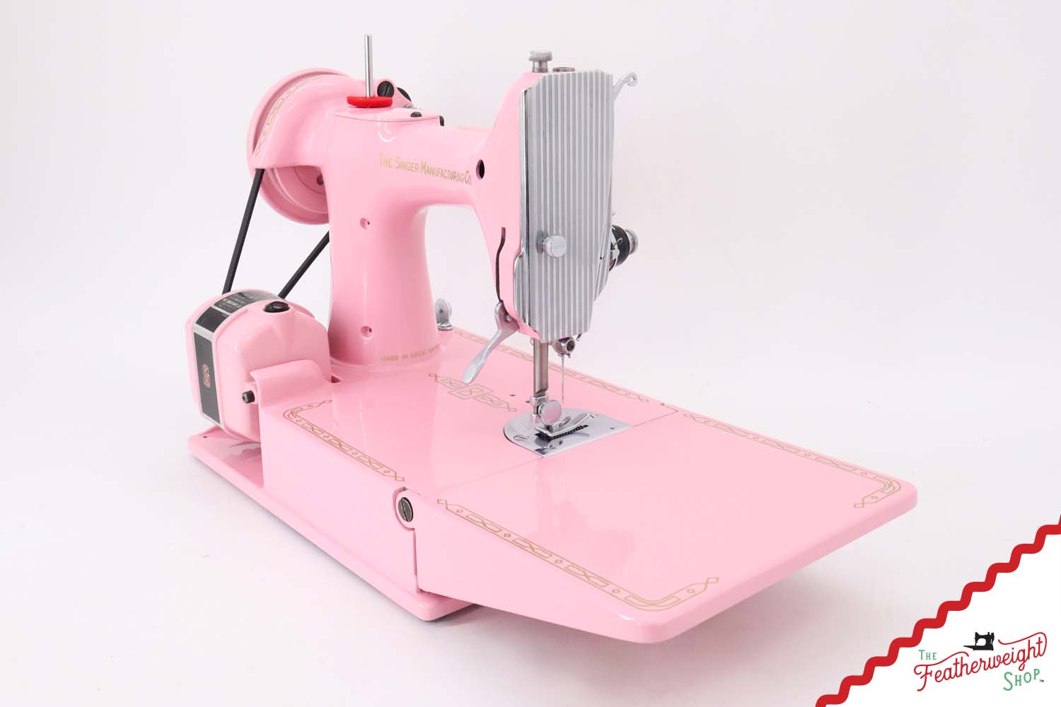 Singer Featherweight 221K, Red 'S', ES2397** - Fully Restored in Rosy Posy Pink