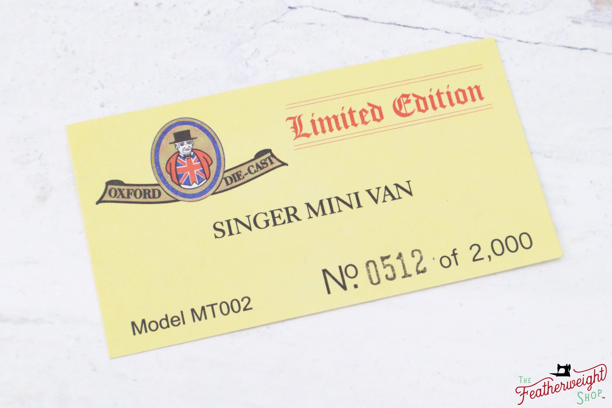Car, Blue Die-Cast Mini Van - RARE, Singer