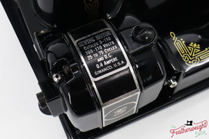 Singer Featherweight 221, "First-Run" 1933 AD54266* - Fully Restored in Gloss Black