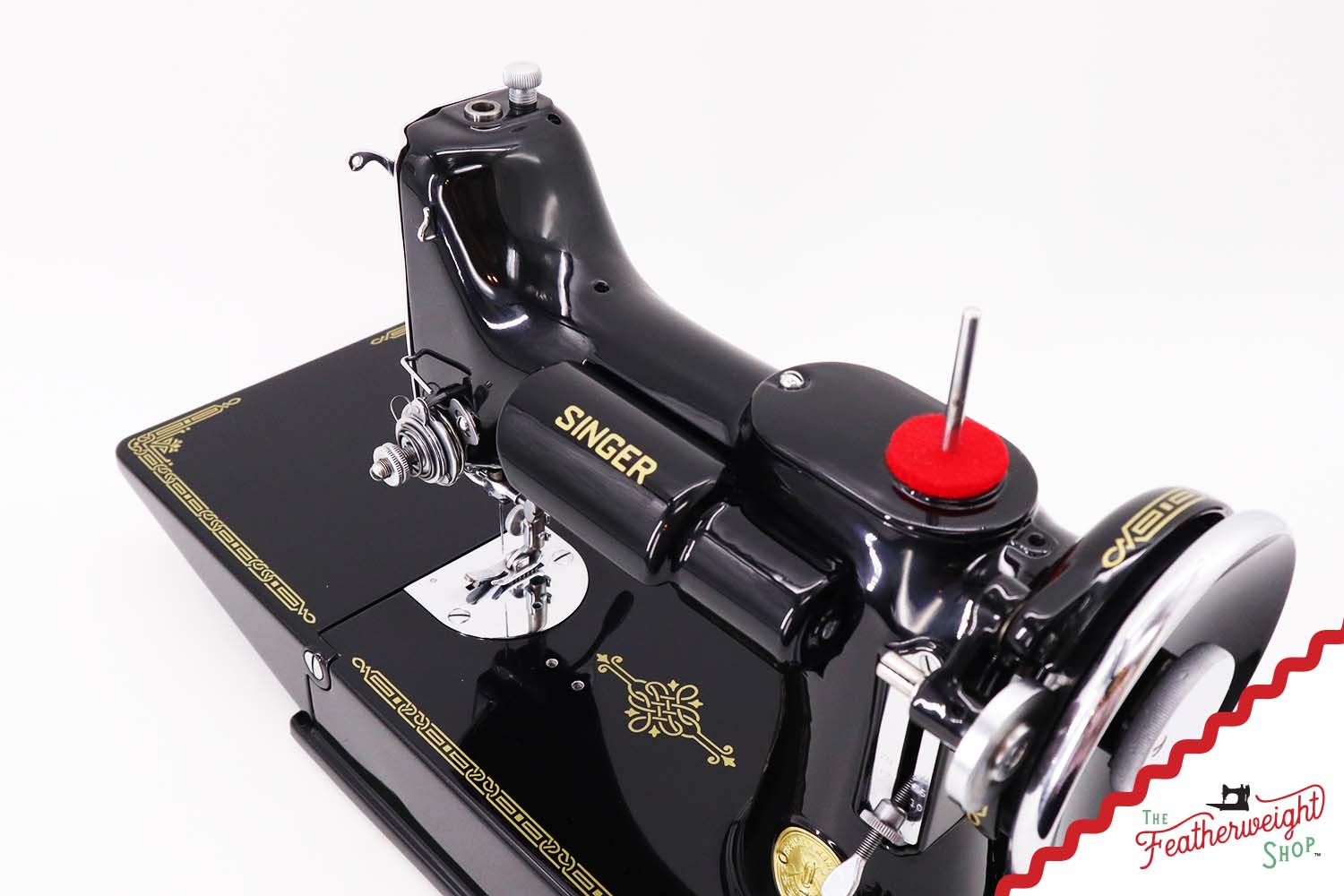 Singer Featherweight 221, "First-Run" 1933 AD5434** - Fully Restored in Gloss Black