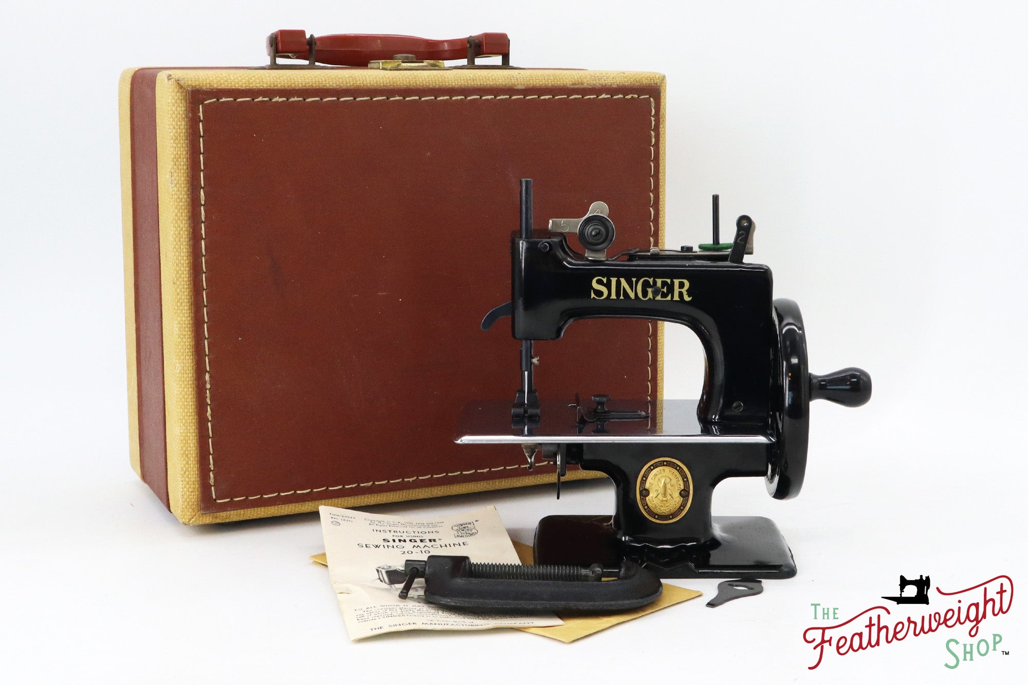 Singer Sewhandy Model 20-10 - Black - Complete Case Set