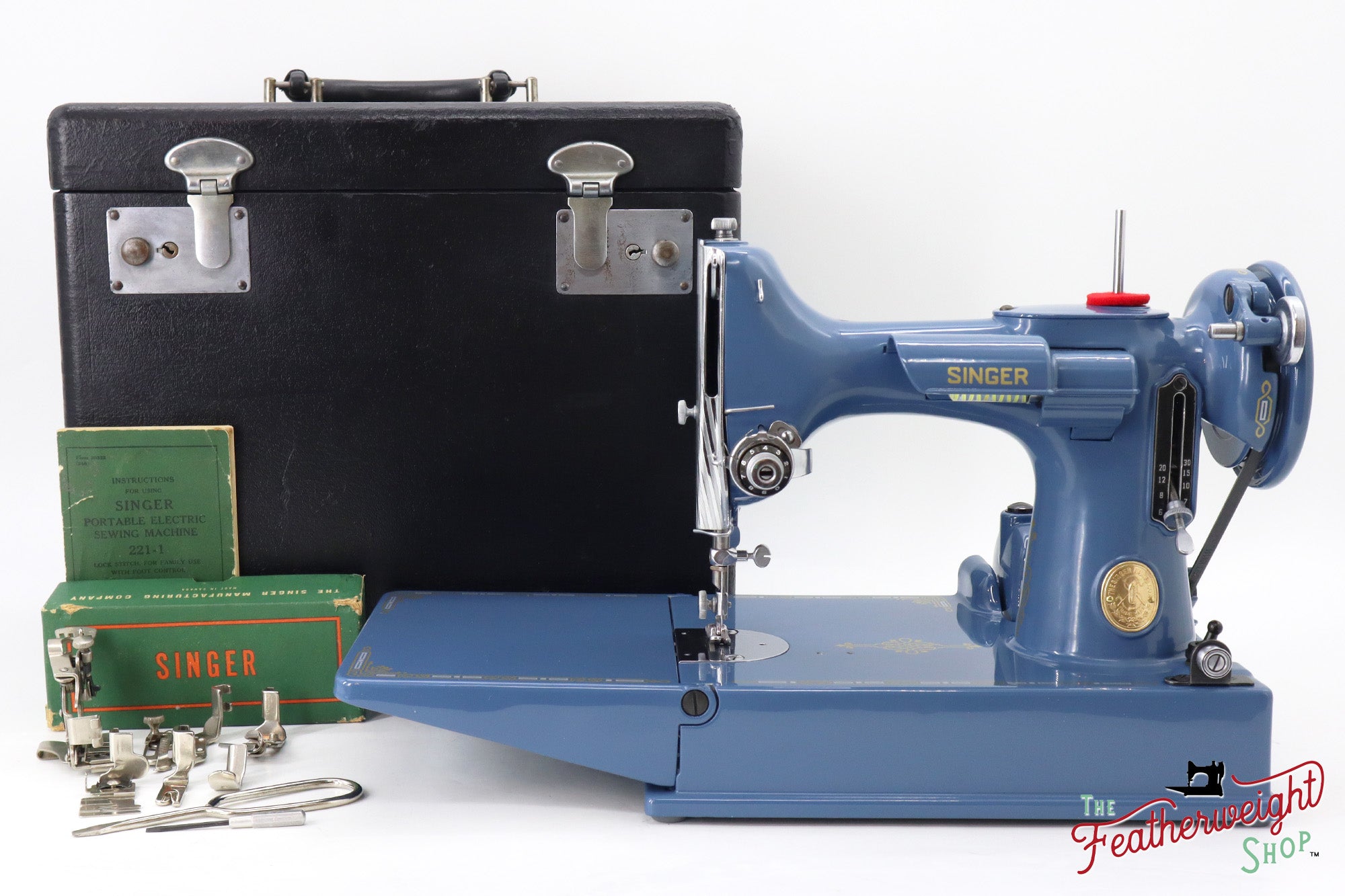 Singer Featherweight 221K - EE575*** - Fully Restored in Denim